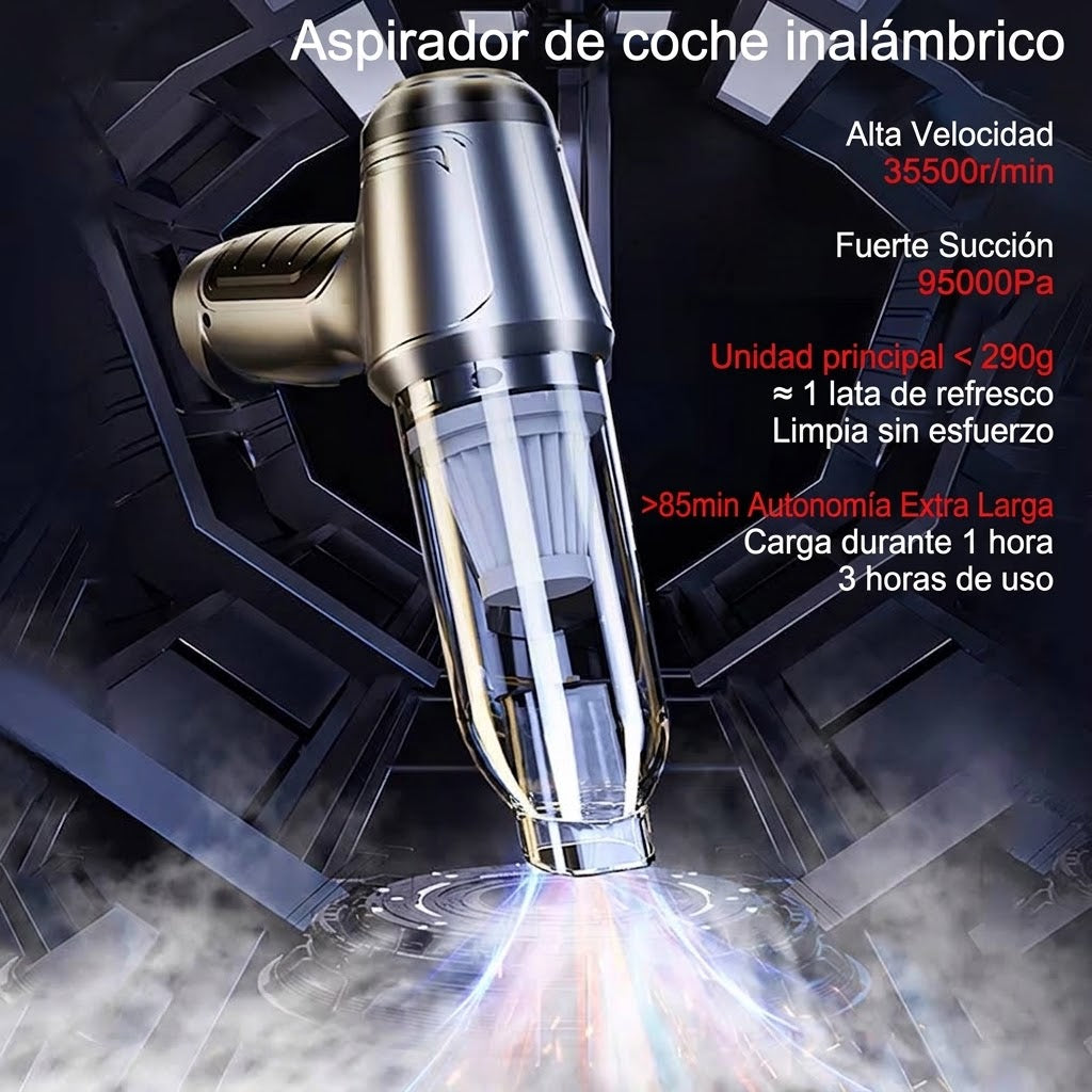 Aspiradora inalámbrica para coche